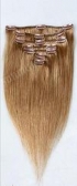 Волосы на заколках натуральные европейские 100грамм 7 лент в комплекте